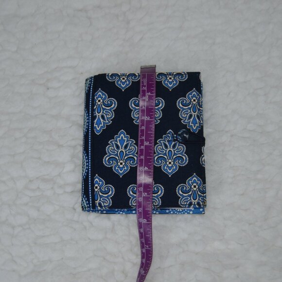 Vera Bradley blue purse sized notebook with pen - Picture 10 of 11